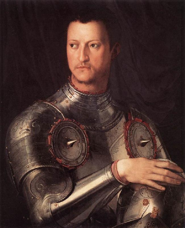 BRONZINO, Agnolo Cosimo I de  Medici in Armour oil painting image